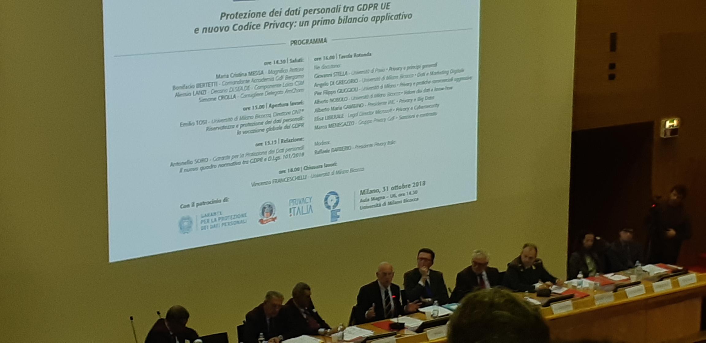 Convegno GDPR
