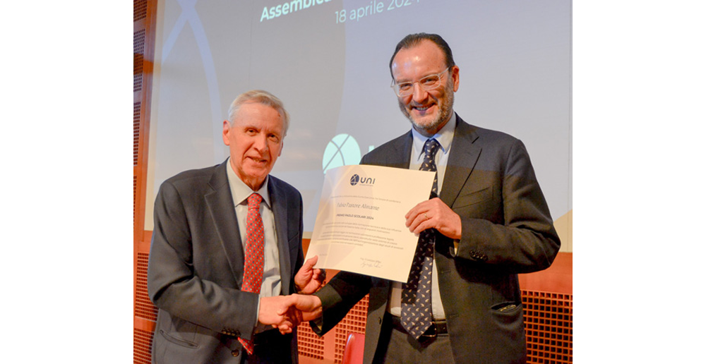 Premio UNI Paolo Scolari 2024 – Avv. Pastore